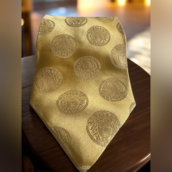 Versace Other - Versace Silk Medusa Head Tie